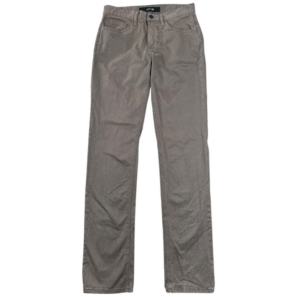 Joe’s Jeans Gray Straight Leg Pants Stretch Casual Slim Denim Style - 29x33